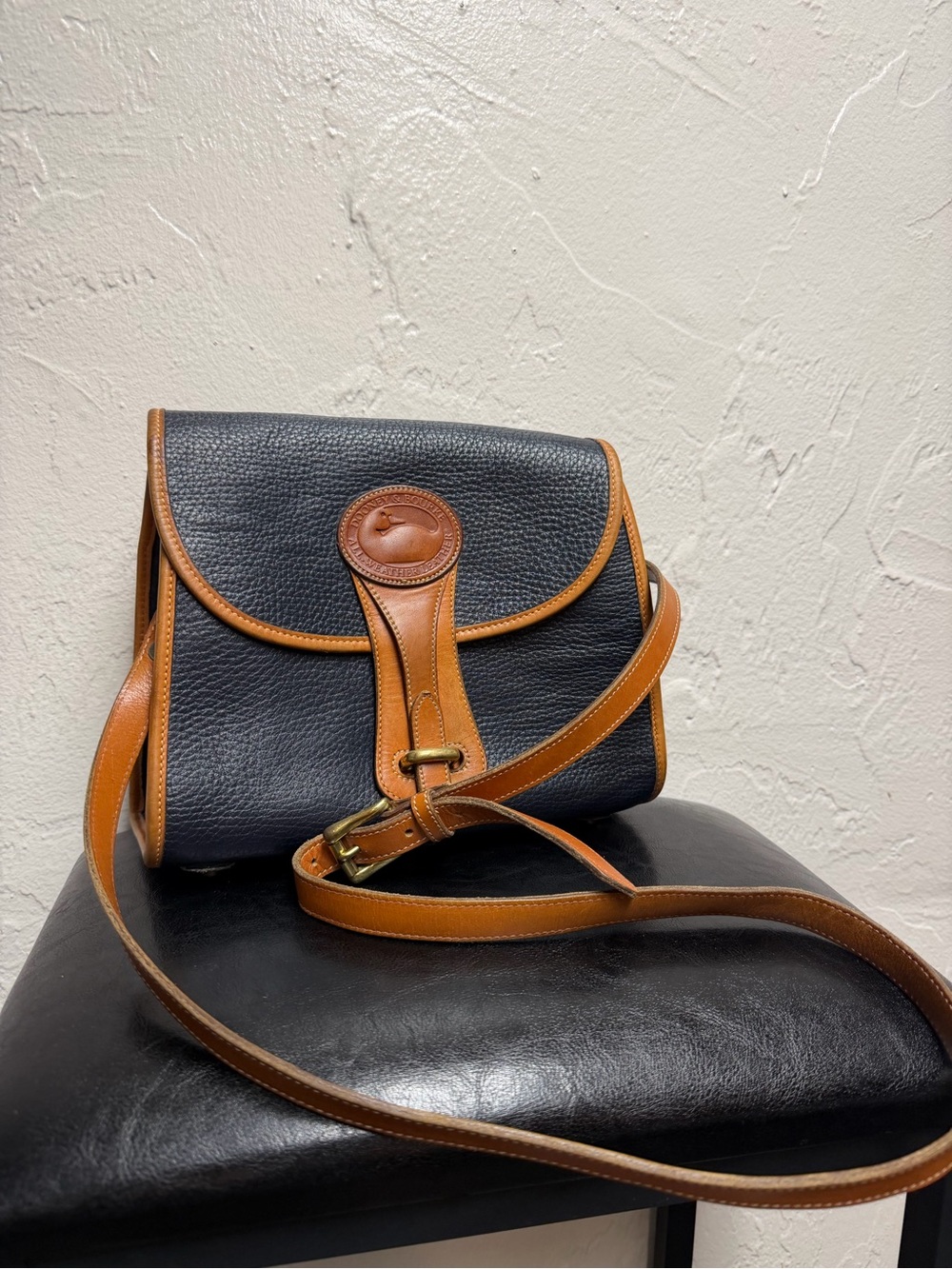 Vintage Dooney & Bourke All Weather Leather Crossbody